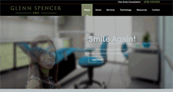 Desktop Screenshot of glennspencerdds.com